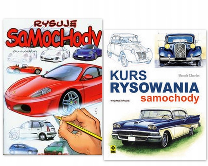 SAMOCHODY kurs rysowania + RYSUJĘ samochody