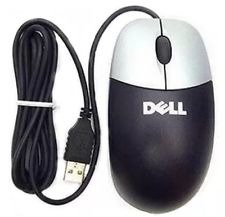 Mysz Optyczna DELL M-UVDEL1 USB Czarno-Srebrna