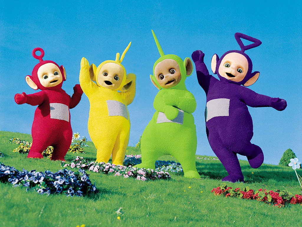 TELETUBISIE TELETUBBIES NAKLEJKI NA ŚCIANĘ