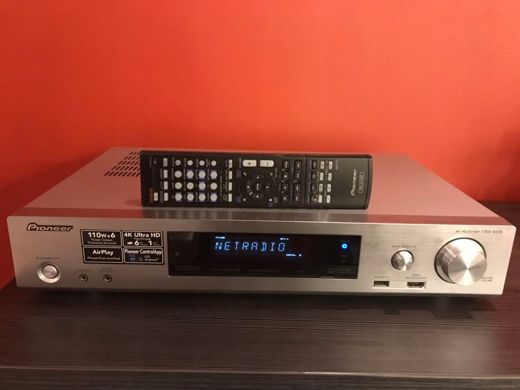 パイオニア AVアンプ VSX-S510 本格的なサラウンドを楽しめるスリムなAVアンプ「VSX-S510」を新発売