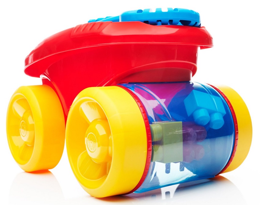 CNG23 MEGA BLOKS POJAZD ZBIERACZ KLOCKÓW WÓZEK 7335923465 oficjalne