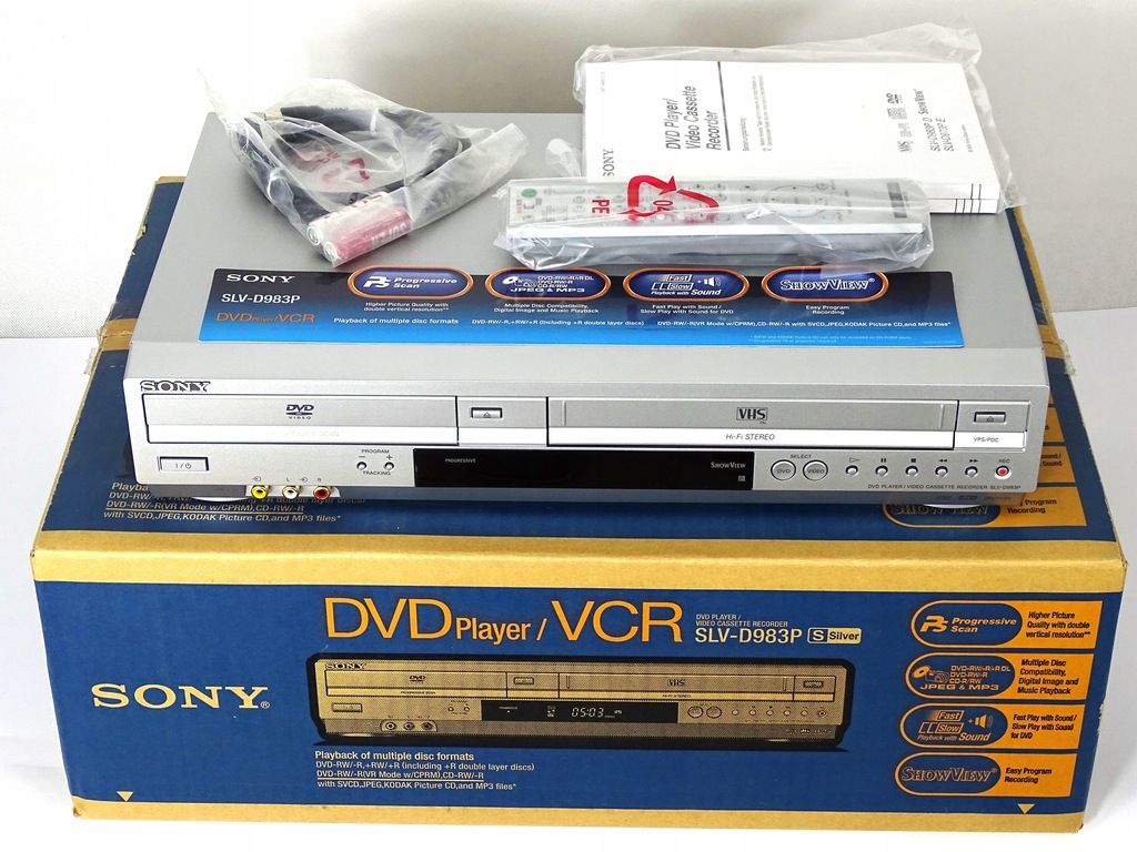 SONY SLV-D983P ODTWARZACZ DVD KARTON PILOT PAPIERY
