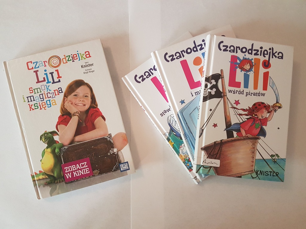 Czarodziejka Lili - KNISTER - 4 książki !!!