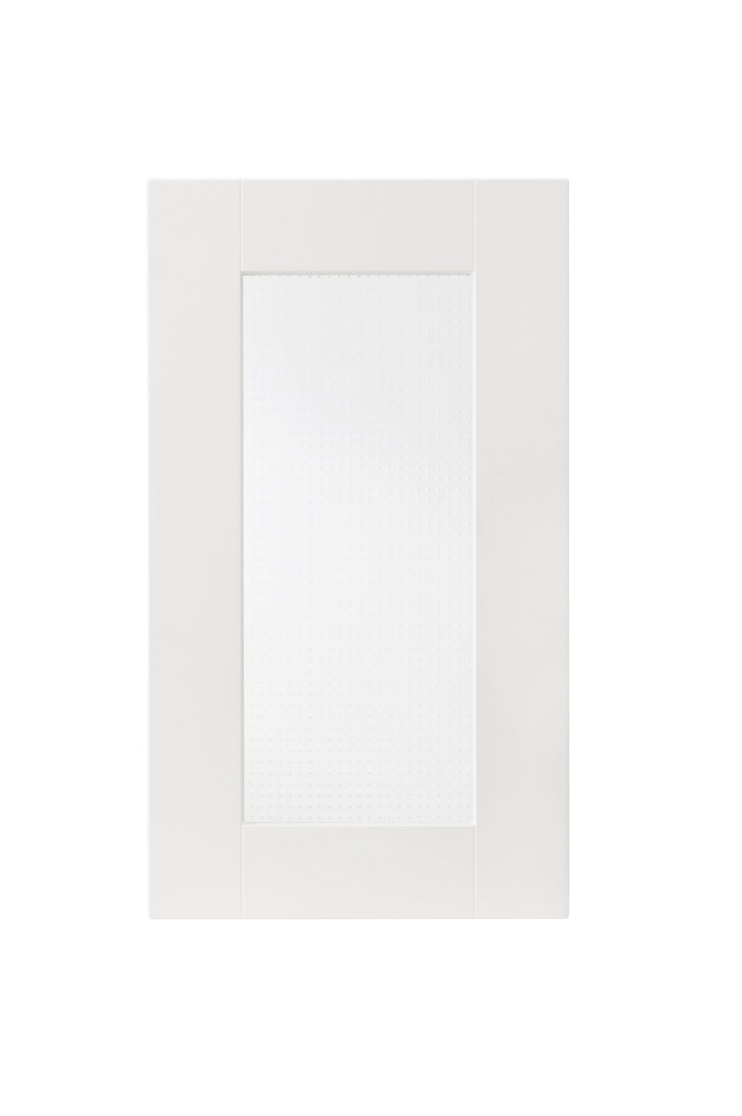 2x Front IKEA Faktum Adel 70x30 biały, szkło