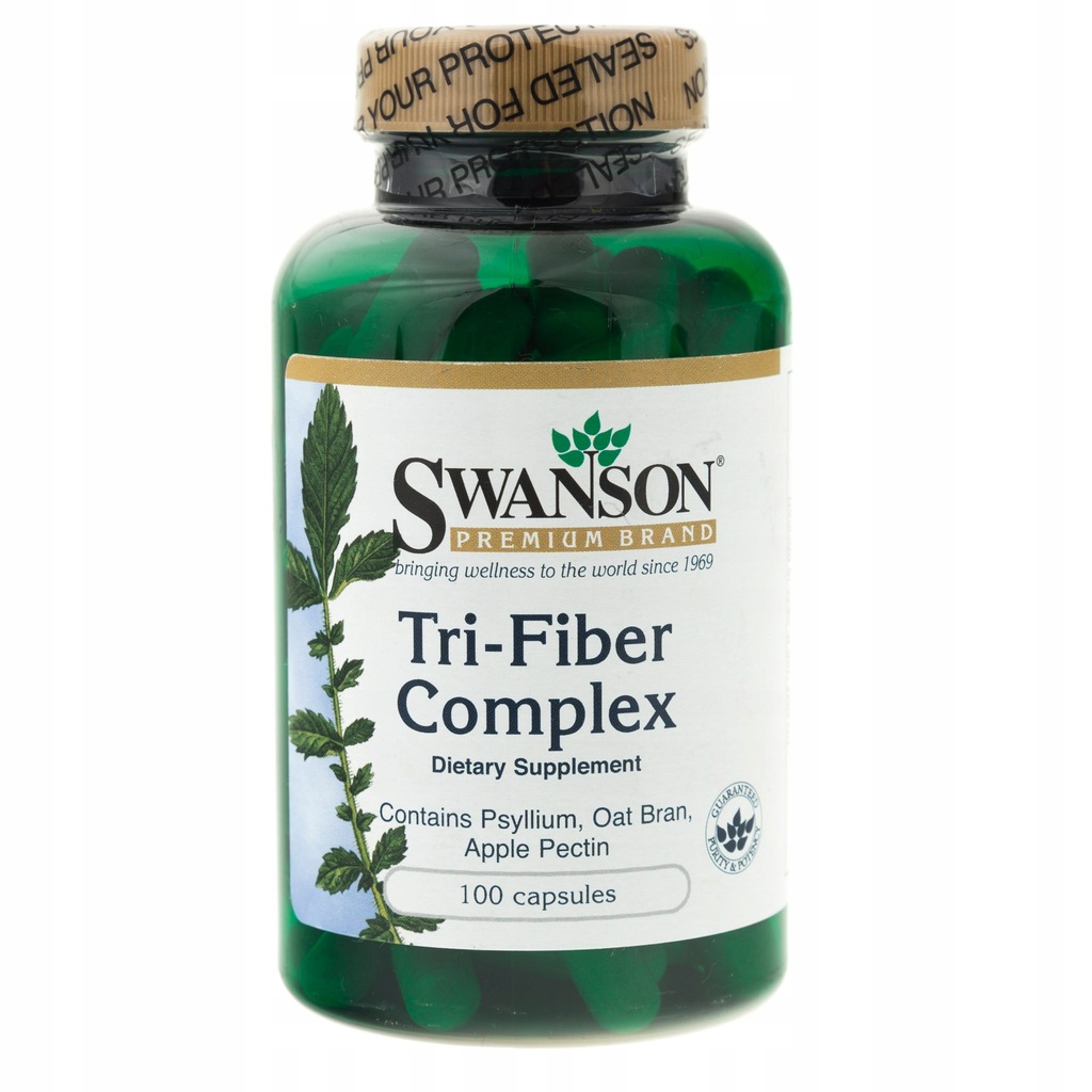 SWANSON TRI - FIBER PSYLLIUM OAT BRAN APPLE PECTIN