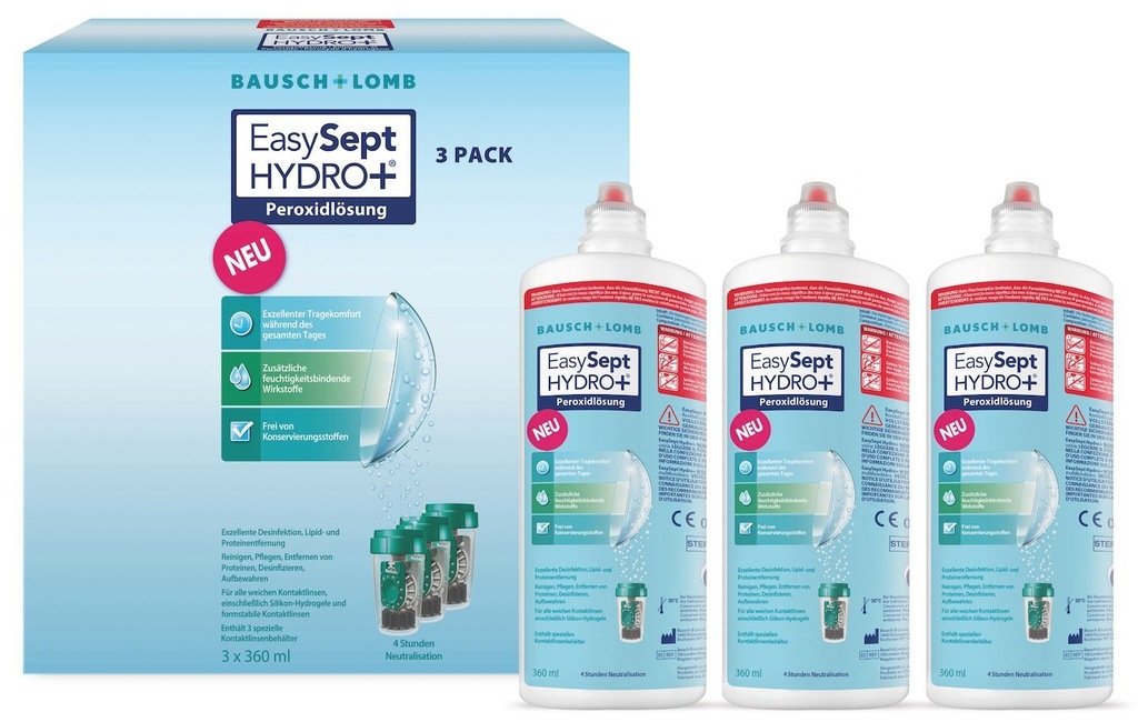 BAUSCH&LOMB EASYSEPT  PŁYN DO SOCZEWEK 3x360ml