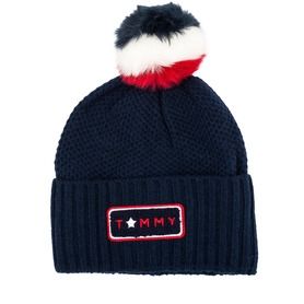 CZAPKA TOMMY HILFIGER AW0AW04374 413 ZIMOWA DAMSKA