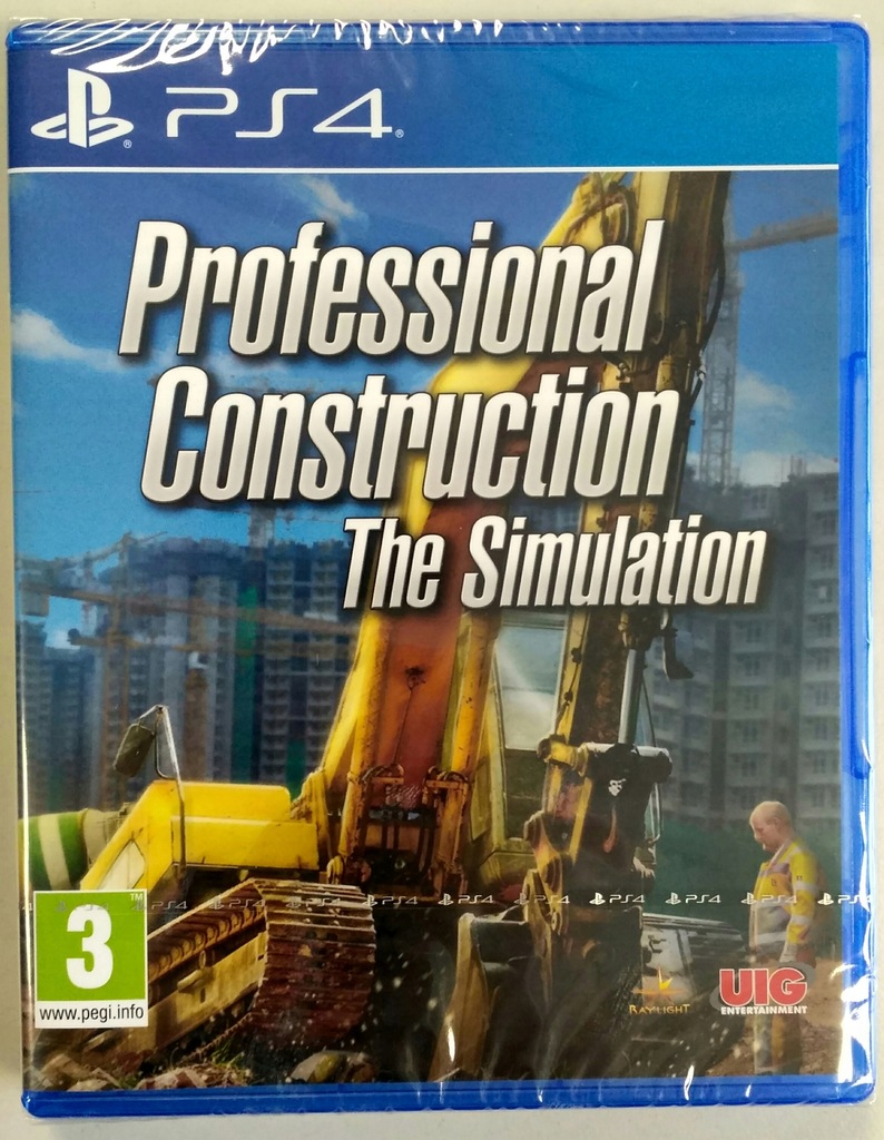 PROFESSIONAL CONSTRUCTION THE SIMULATION PS4 NOWA