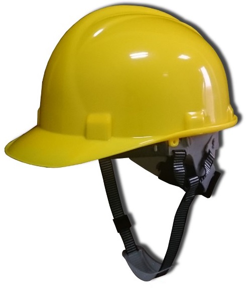 KASK BUDOWLANY HEŁM OCHRONNY Z PASKIEM 4-PUNKTOWYM
