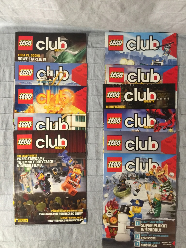 LEGO club magazyn rok 2013 - 2016