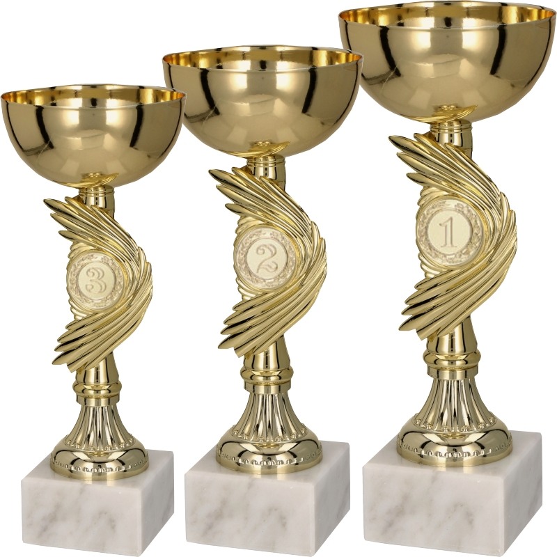 TANIE PUCHARY komplet pucharów TROFEA ŁUKÓW