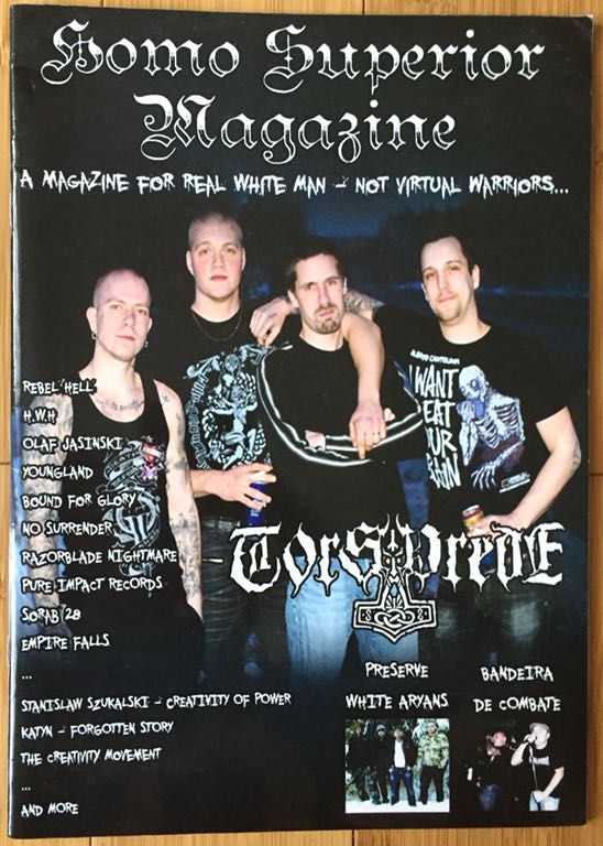 Homo superior magazine RAC SKINHEAD ZINE