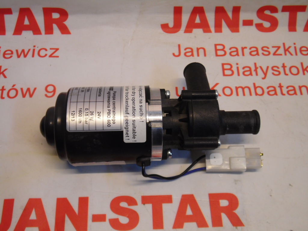 POMPA OBIEGOWA CENTRALNEGO OGRZEWANIA 24V PBO 600