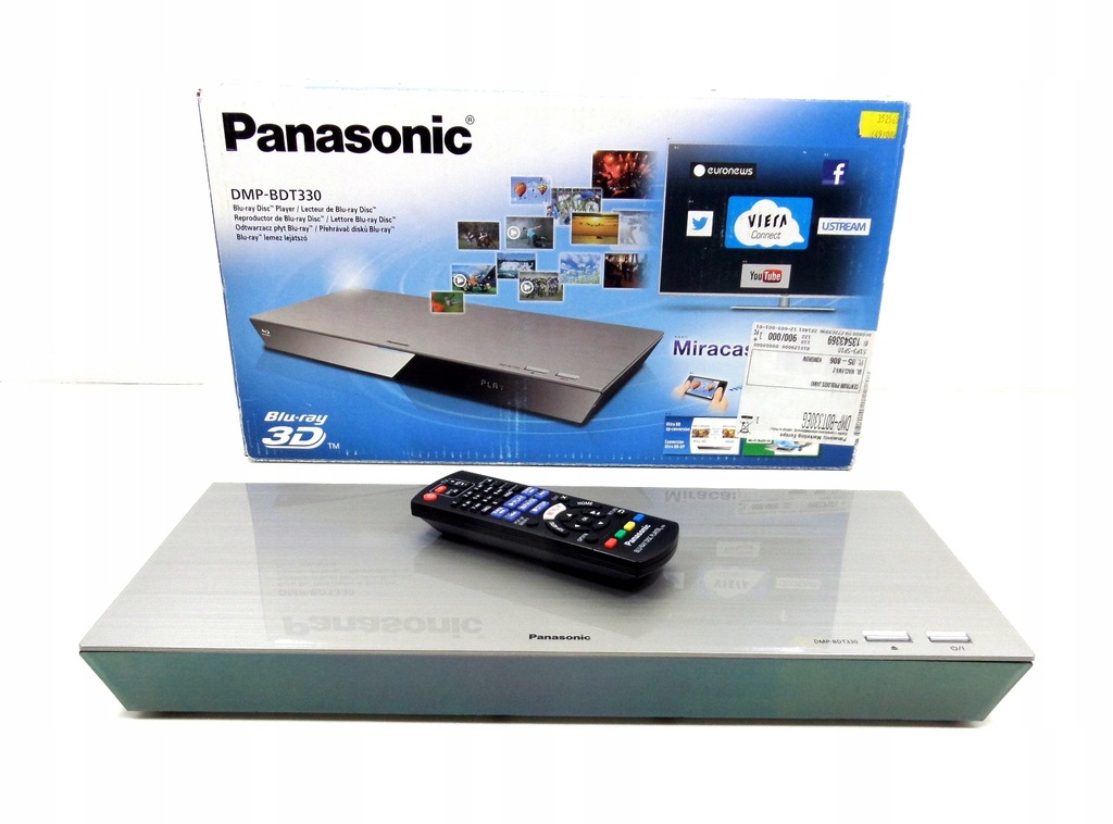 PANASONIC DMP-BDT330 Odtwarzacz Blu-ray, 3D 4K