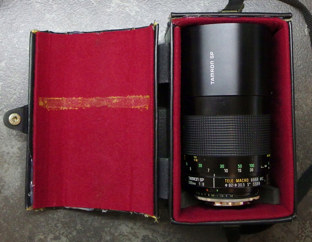 Tamron SP 500mm f/8 Adaptall 2 model 55BB PentaxPK