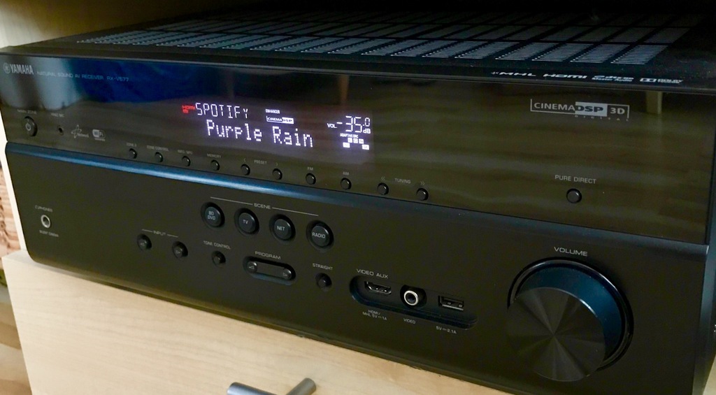YAMAHA RX-V677 AMPLITUNER AV 7.2  Gwarancja produc