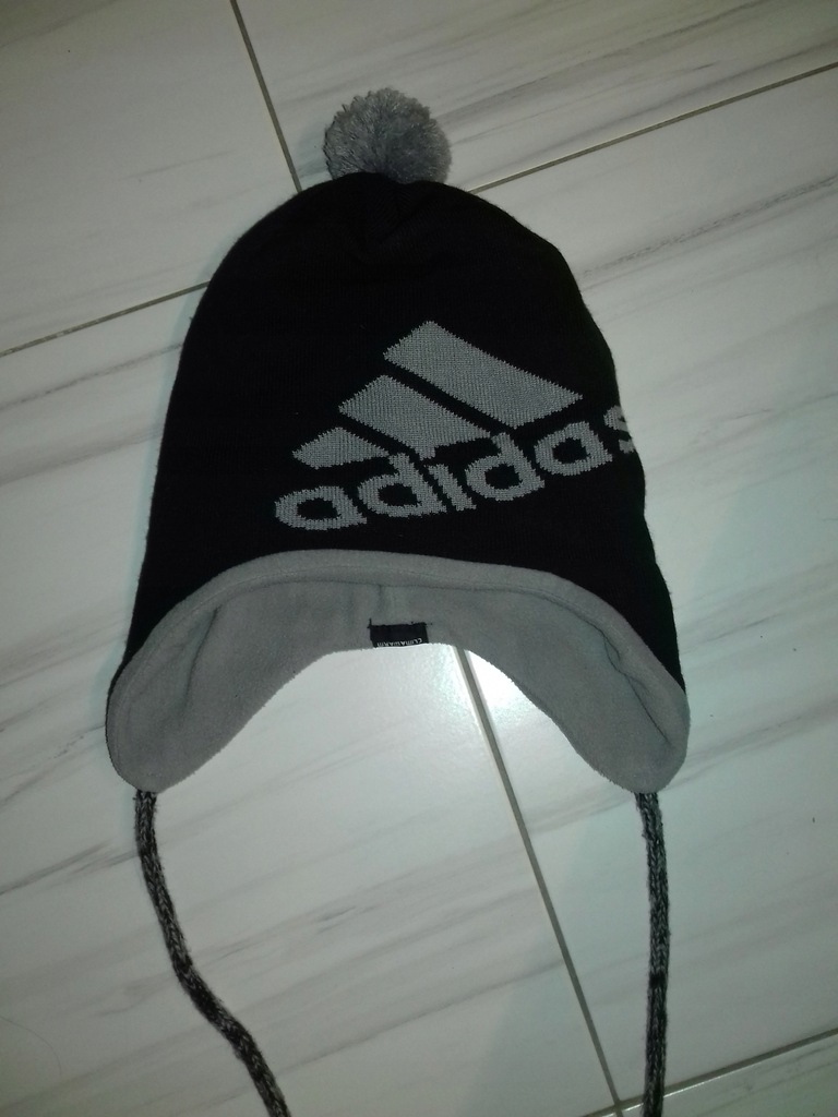 czapka Adidas zimowa uszatka