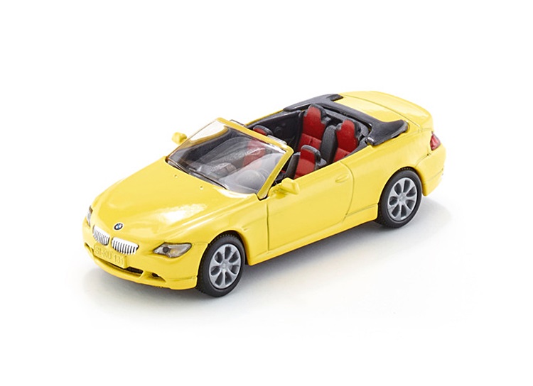 Siku Samochód BMW 645 Cabrio Żółty 1007