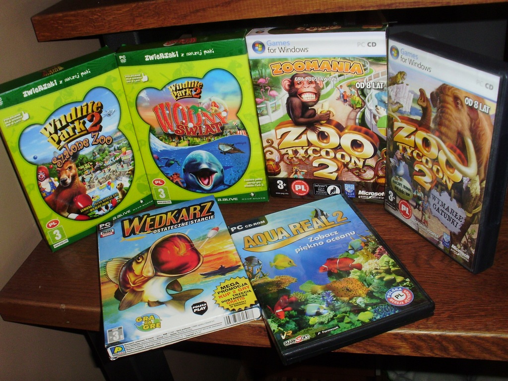 GRY PC ZOOTYCON WILDLIFE PARK AQUA REAL WĘDKARZ