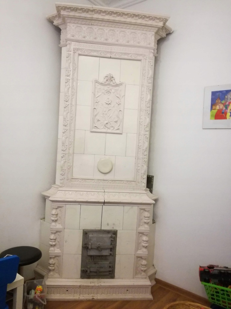 PIEC KAFLOWY PONIEMIECKI ANTYK 1904 rok