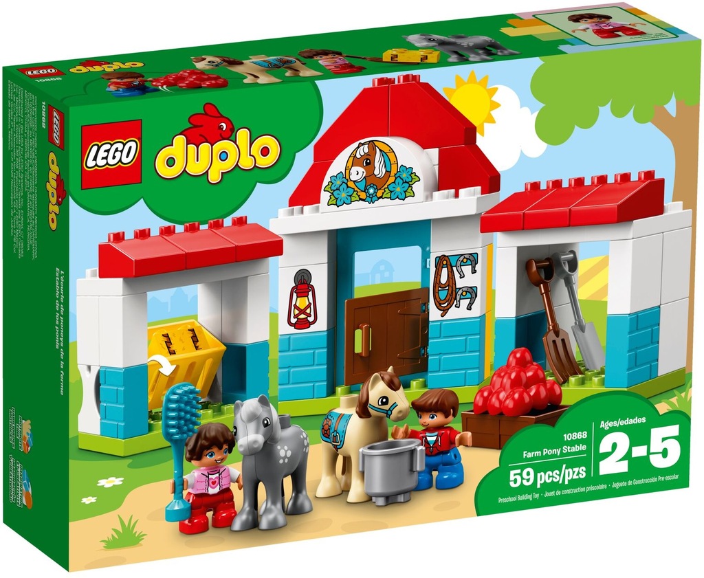 LEGO DUPLO Stajnia z kucykami 10868 || ARENA-SKLEP