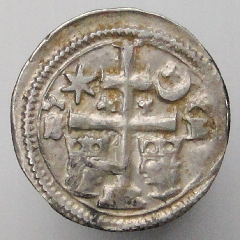 Sławonia, Bela IV 1235-1270 Denar, piękny