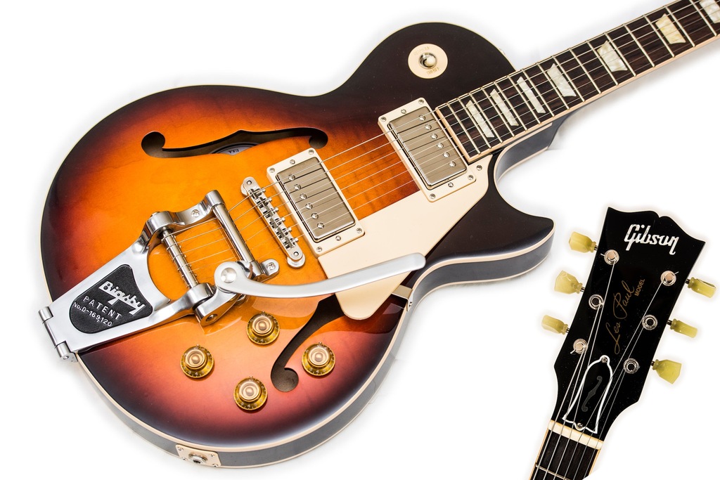 GIBSON ES-LES PAUL MEMPHIS BURBON BURST BIGSBY USA