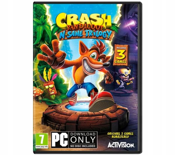 Gra PC Crash Bandicoot N. Sane Trilogy 7+ ANG.