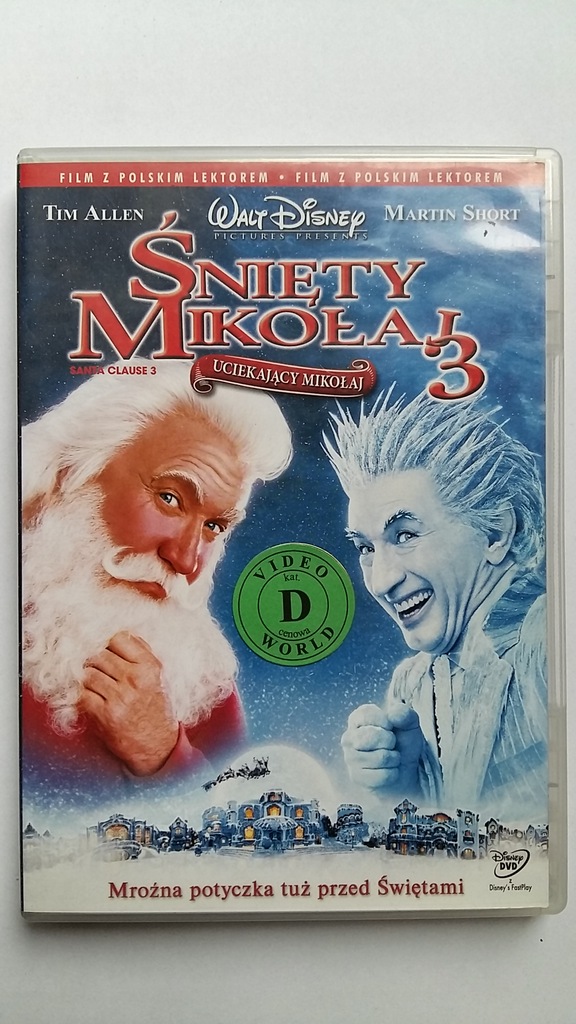 ŚNIĘTY MIKOŁAJ 3 DVD LEKTOR PL OKAZJA