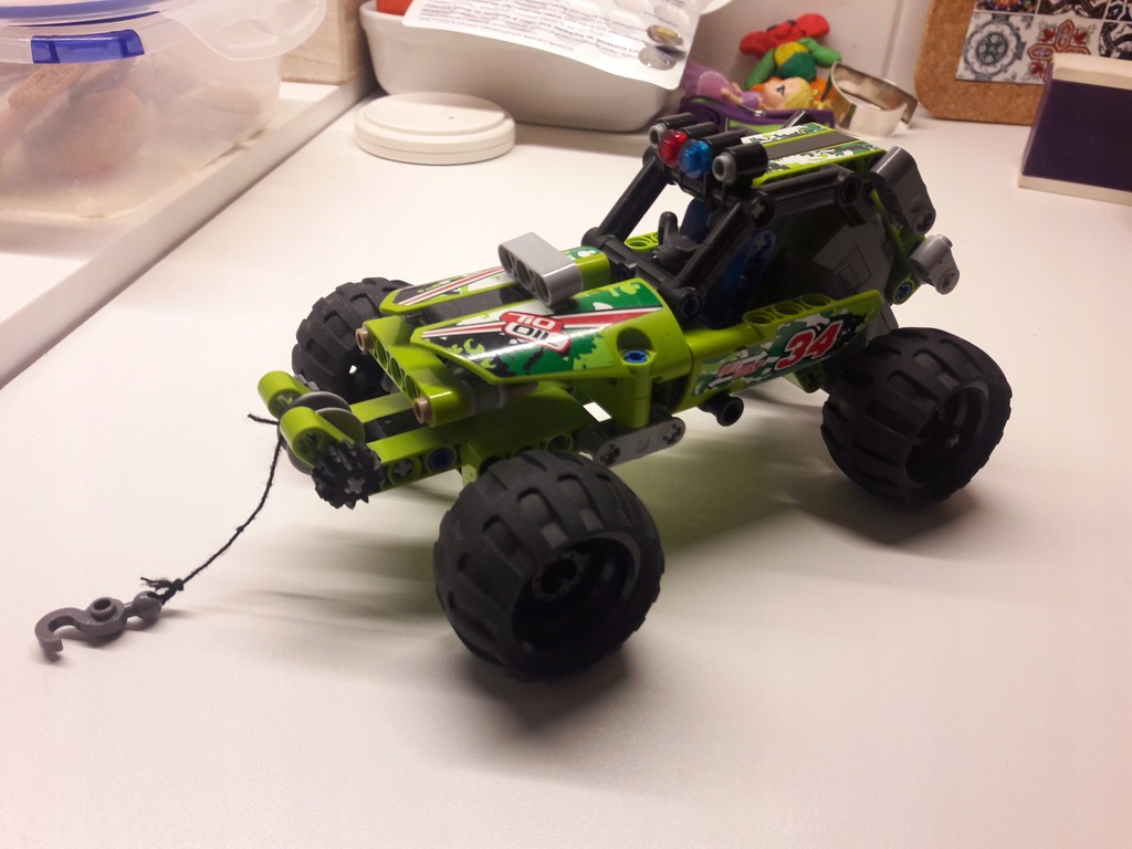 LEGO TECHNIC 42027 BUGGY CAR WYCIAGARKA PULL BACK