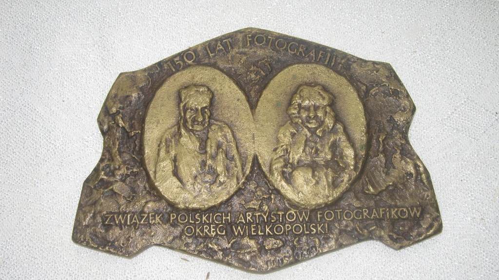 Józef Stasiński medal o tematyce fotograficznej,