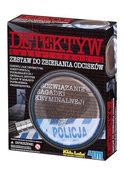 Zestaw do zbierania odcisków palców DETEKTYW 4M