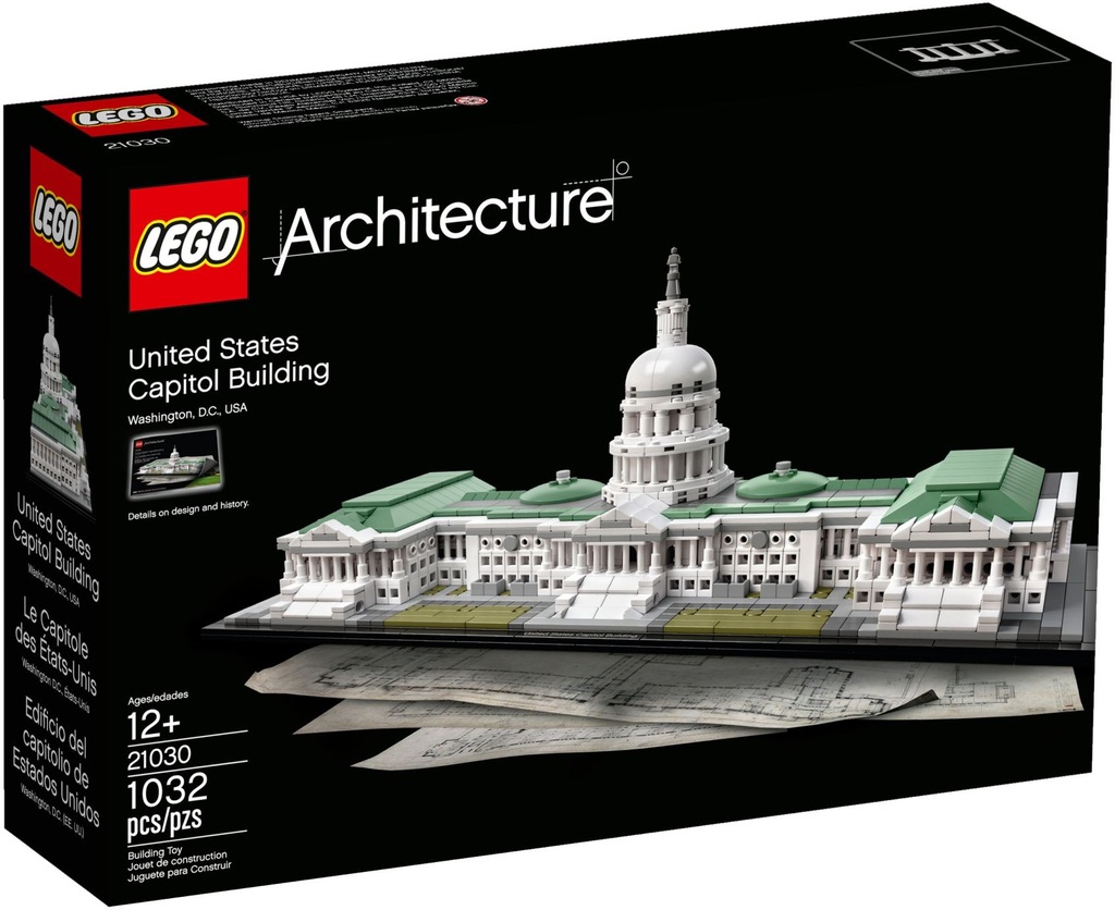 LEGO 21030 ARCHITECTURE KAPITOL WASZYNGTON W-WA