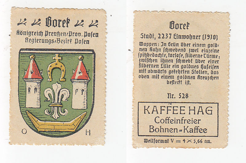 Znaczek herb - Borek Wlkp., -248