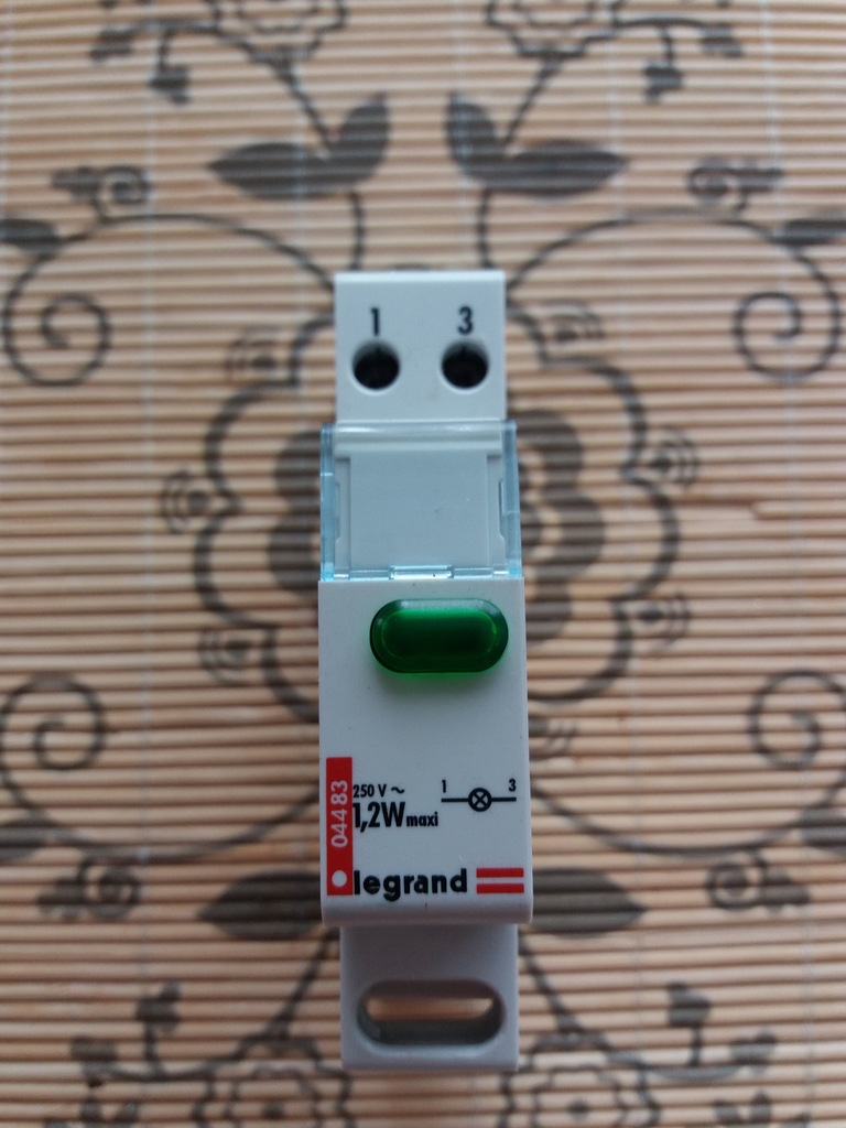 Lampka sygnalizacyjna zielona Legrand L303 04483