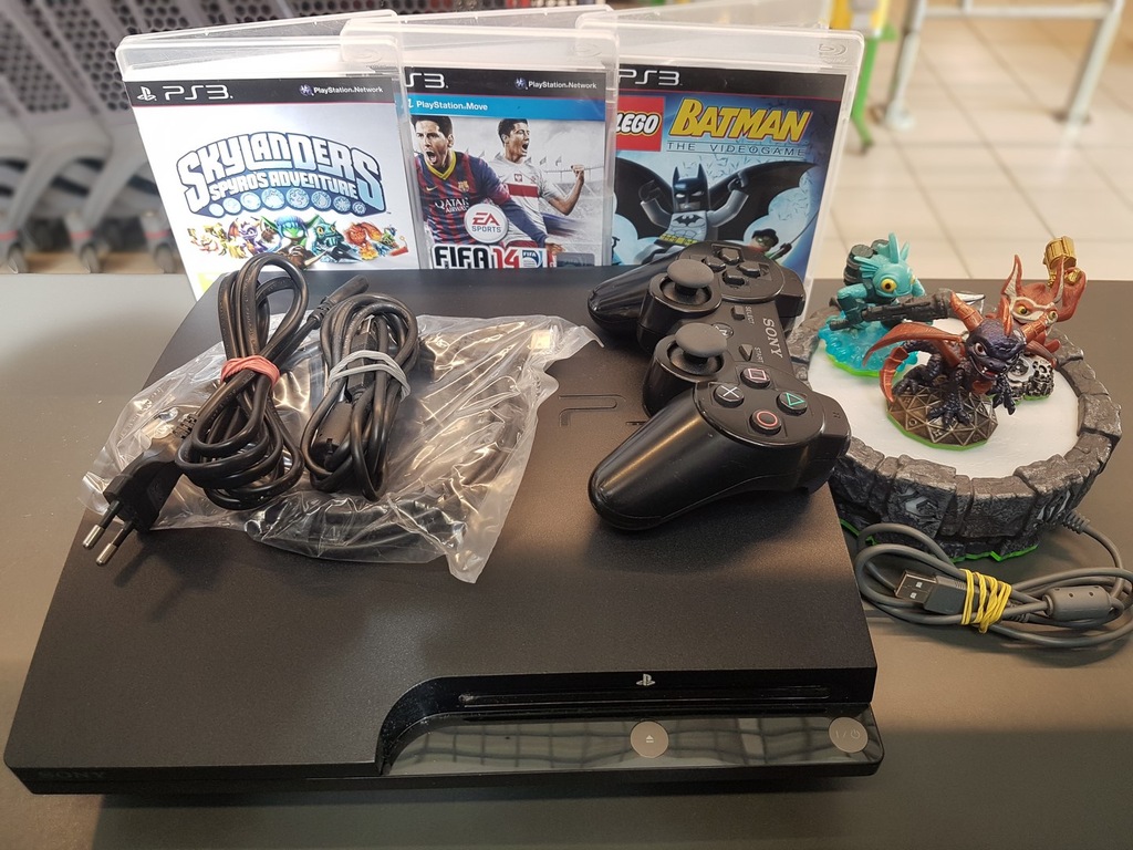 KONSOLA SONY PS3 SLIM 250GB SKYLANDERS MINECRAFT