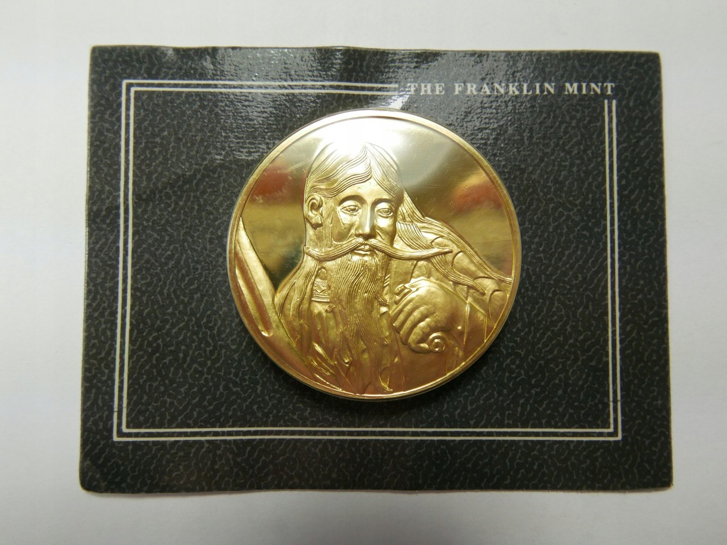 Medal F. Mint - 1983 USA - złocony - lustro - G528