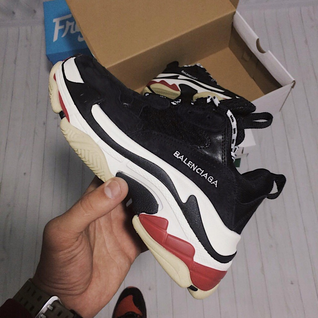 triple s red black
