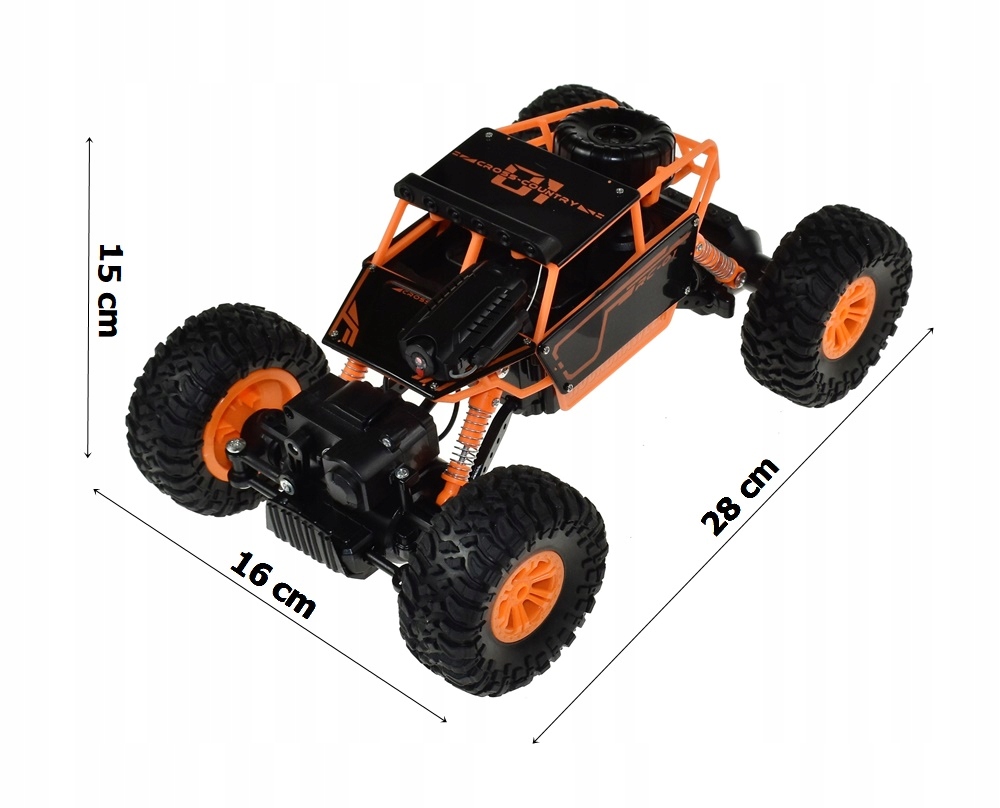 SAMOCHÓD AUTO ZDALNIE STEROWANY NAPĘD 4x4 + KAMERA - 7649090485
