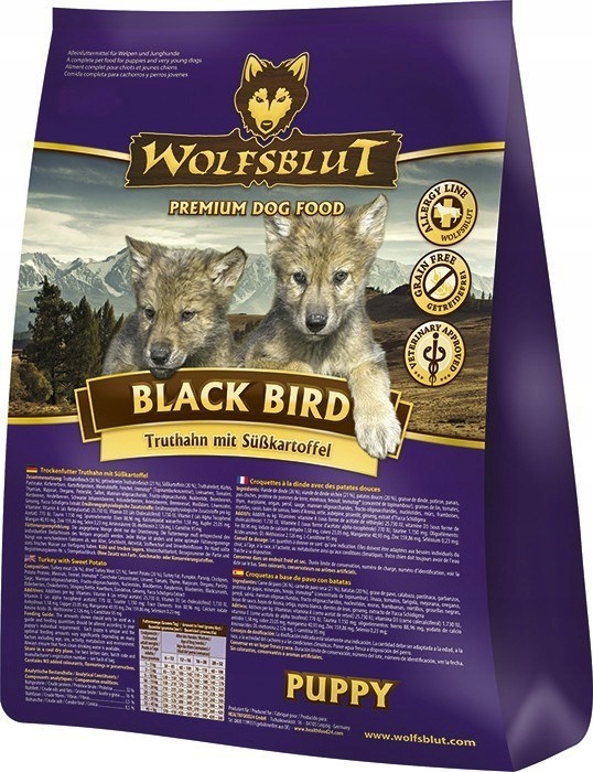 Wolfsblut Dog Black Bird Puppy - indyk bataty 2kg