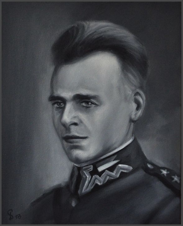 Obraz Rotmistrz Witold Pilecki Portret Gierlach 7377533906 Oficjalne Archiwum Allegro