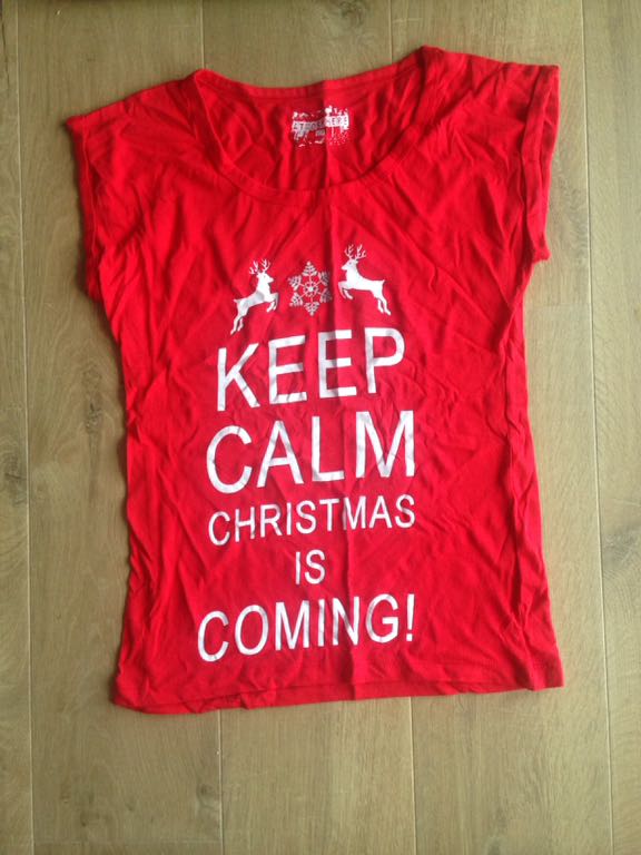 Koszulka świąteczna renifery 40 L keep calm święta
