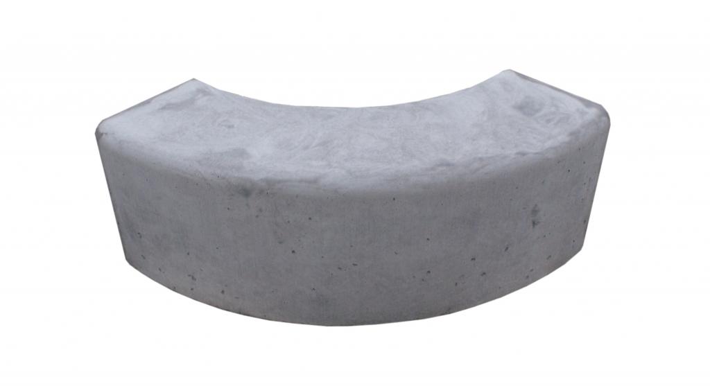 Siedzisko ławka murek blok betonowy 125x30x40 cm