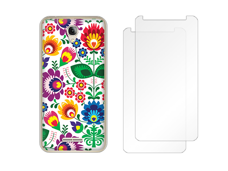 Alcatel One Touch POP 3 5 | ETUI GUMA CASE +2FOLIA