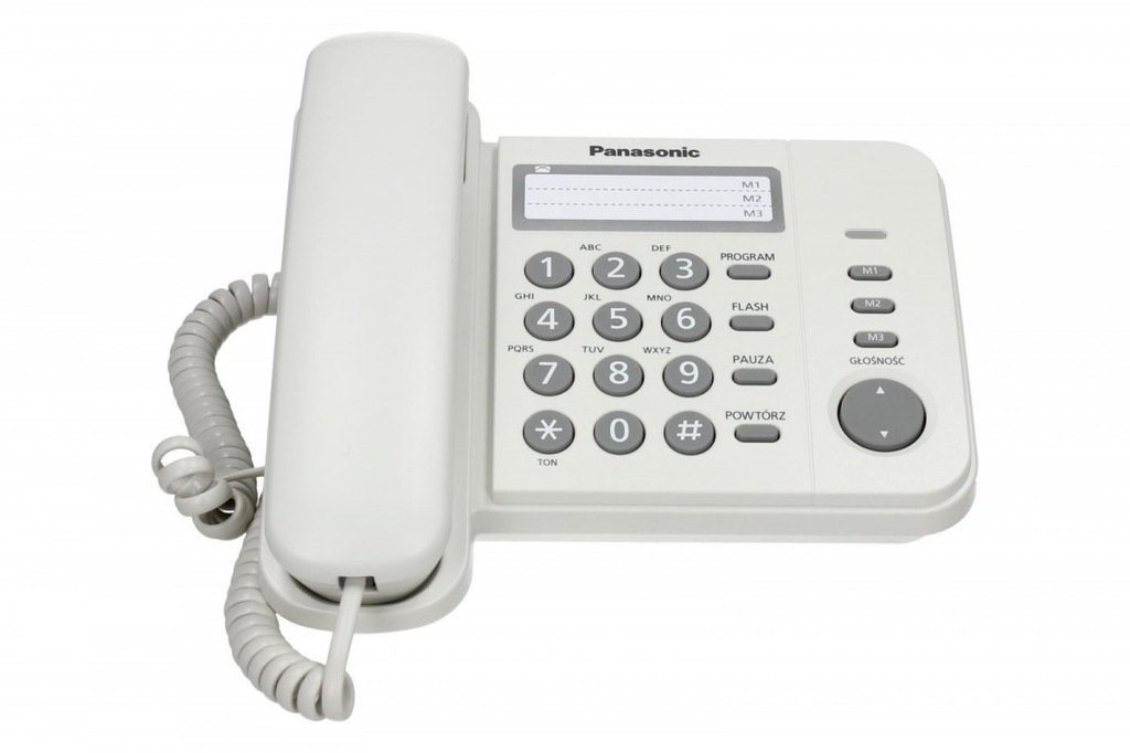 Telefon stacjonarny przewodowy Panasonic KX-TS 520