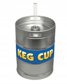 Kubek KEG Mini Beczka do piwa z wężykiem