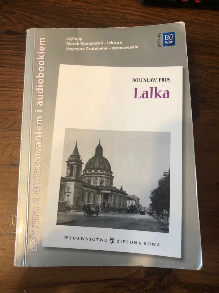 Lalka Bolesław Prus opracowanie Zielona Sowa WSiP