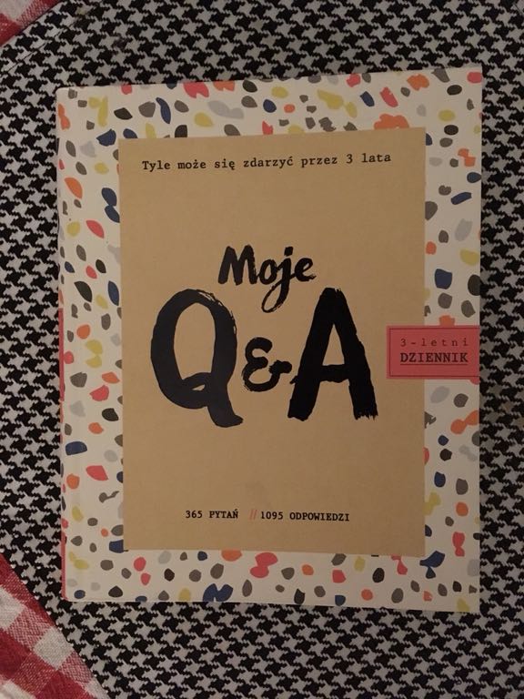 Moje Q&A trzyletni dziennik