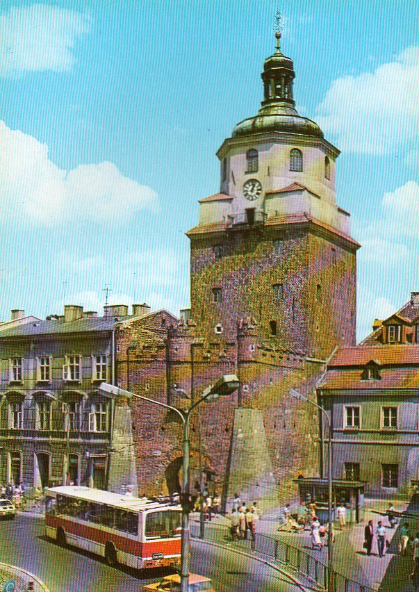 Lublin Brama Krakowska Pocztówka