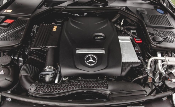 2056803307 Ersatz für Mercedes‑Benz W205 C200 C250 C300 W253 GLC260 GLC200  (Glänzend schwarz)